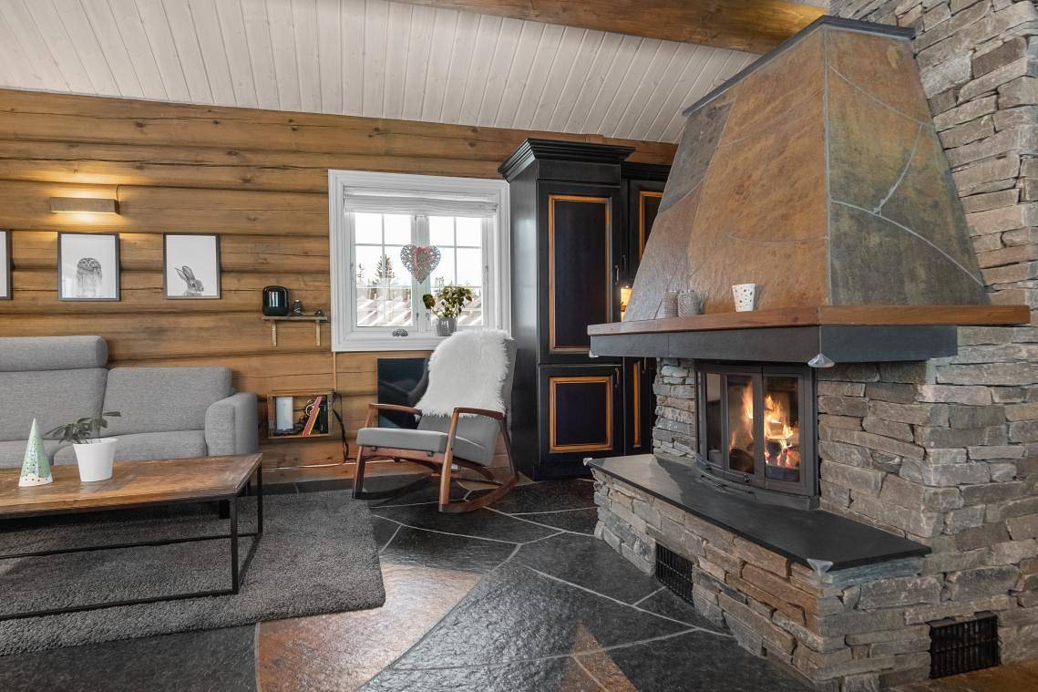 Ferienhaus für 8 Personen mit Terrasse in Løten