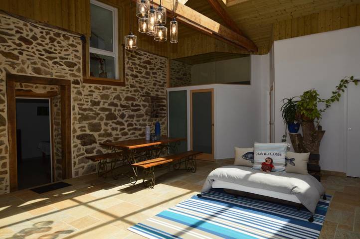 Gîte pour 4 personnes, avec jacuzzi ainsi que terrasse et sauna à Pleurtuit - 3