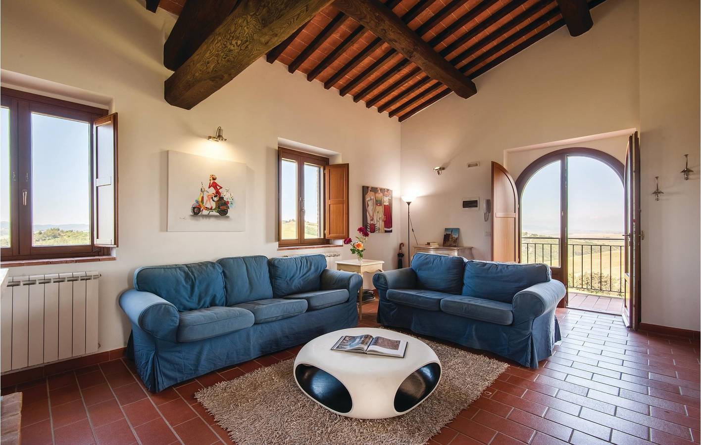 Appartement am Pool mit Parkplatz und Flussblick in Volterra, Pisa Provinz