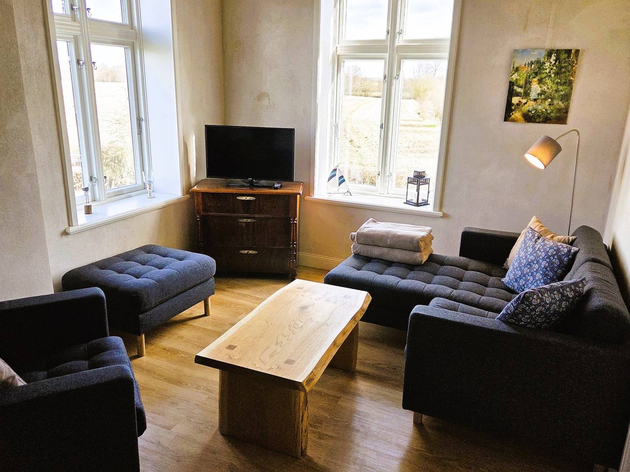 Ganze Ferienwohnung, Alte Meierei Twedt  - Ferienwohnung Nr. 5 "Kontor" in Twedt, Grünes Binnenland