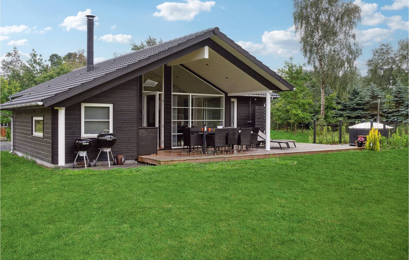Ferienhaus für 8 Personen mit Terrasse in Hyldtofte Østersøbad, Rødby