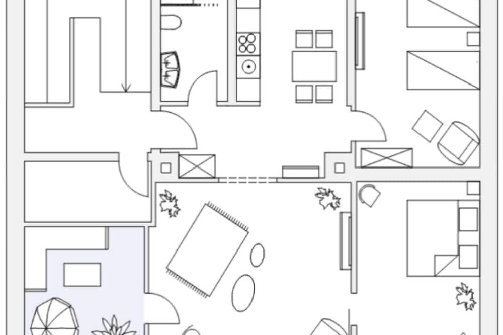 Ganze Wohnung, Ferienwohnung für bis zu 5 Personen (70 qm) mit Dachterrasse in Grafenau, Ostbayern