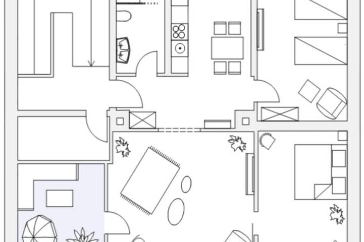 Ferienwohnung für 4 Personen, mit Balkon im Bayerischer Wald