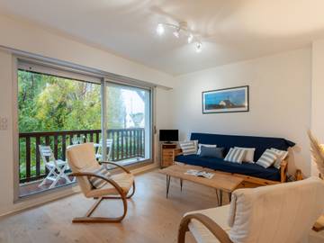 Gîte pour 4 personnes, avec balcon dans Plage de Beaumer