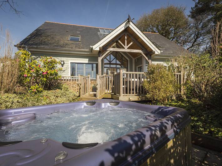 Cottage for 10 people, with hot tub in Devon