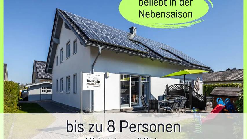Ferienhaus für 8 Personen, mit Garten und Terrasse in Burgstaaken