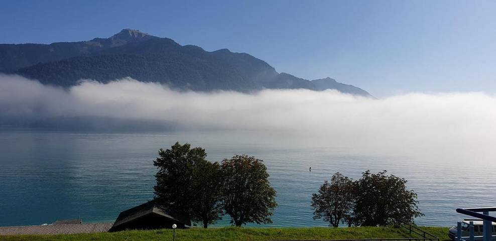 Ferienwohnung für 3 Personen, mit Balkon und Seeblick sowie Ausblick in St. Gilgen - 2
