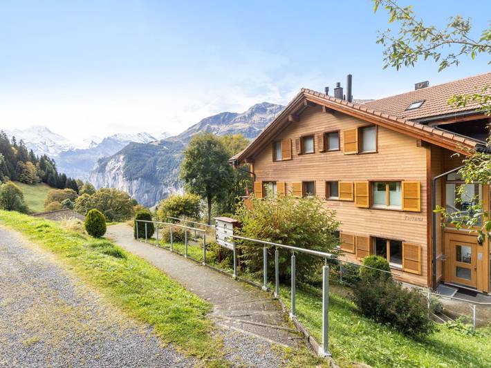 Ferienwohnung für 5 Personen, mit Terrasse in Lauterbrunnen