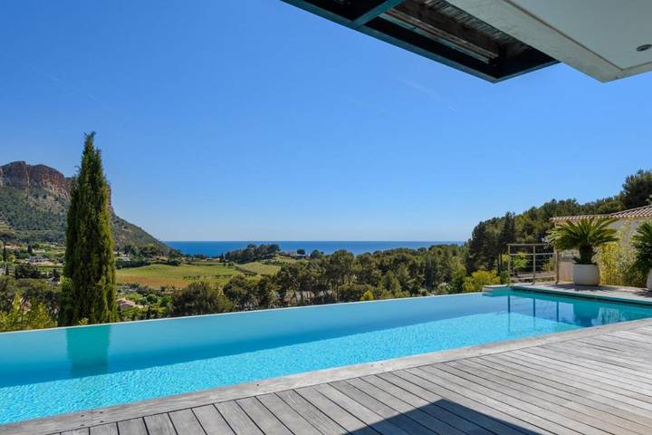 Villa pour 12 personnes, avec jardin ainsi que piscine et vue, animaux acceptés à Cassis - 3