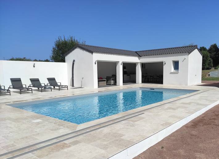 Maison de vacances pour 8 personnes, avec jardin à La Garnache