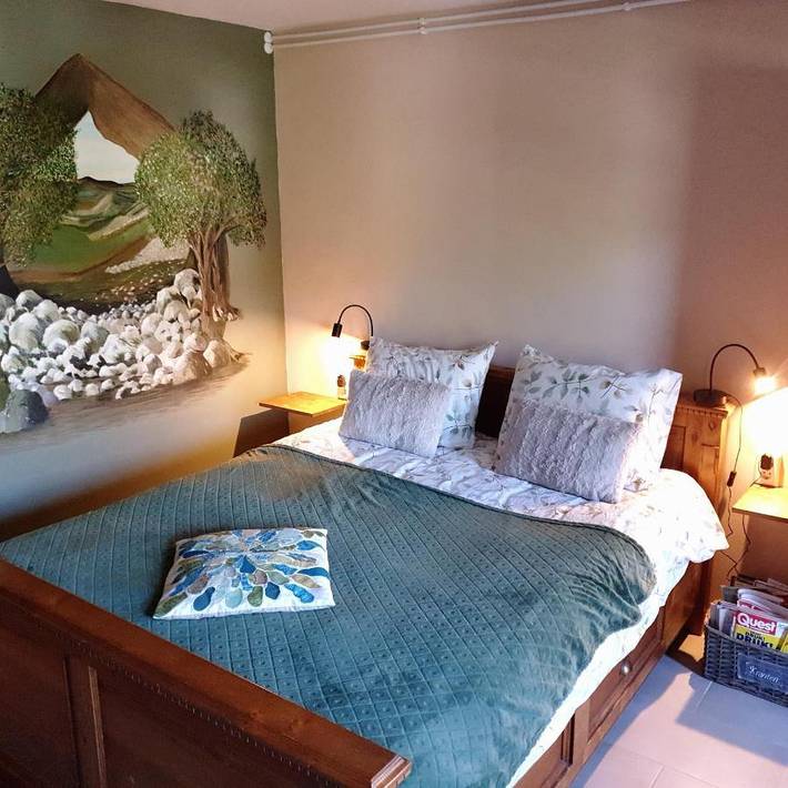 Chambre d’hôte pour 3 personnes, avec Terrasse ainsi que Jardin et Vue à Ajdovščina