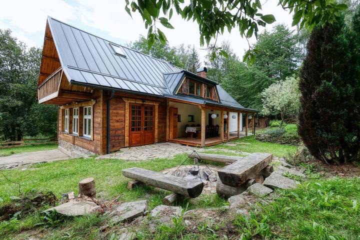 Domek letniskowy dla 11 osób, z ogród i widok w Morawy