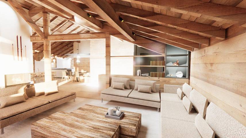 Chalet für 16 Personen, mit Terrasse und Sauna - 1