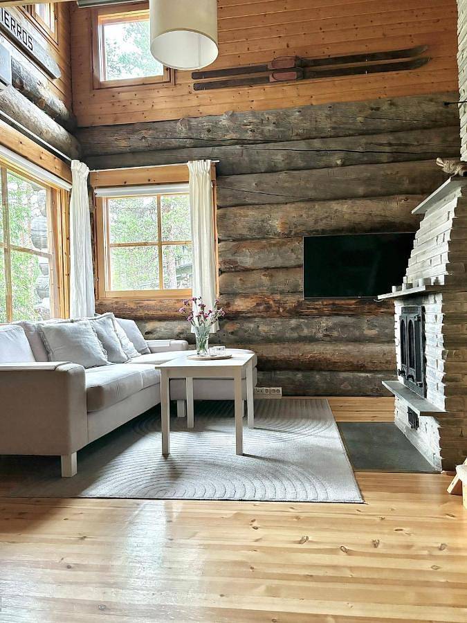 Ferienwohnung für 4 Personen, mit Terrasse und Sauna sowie Ausblick
