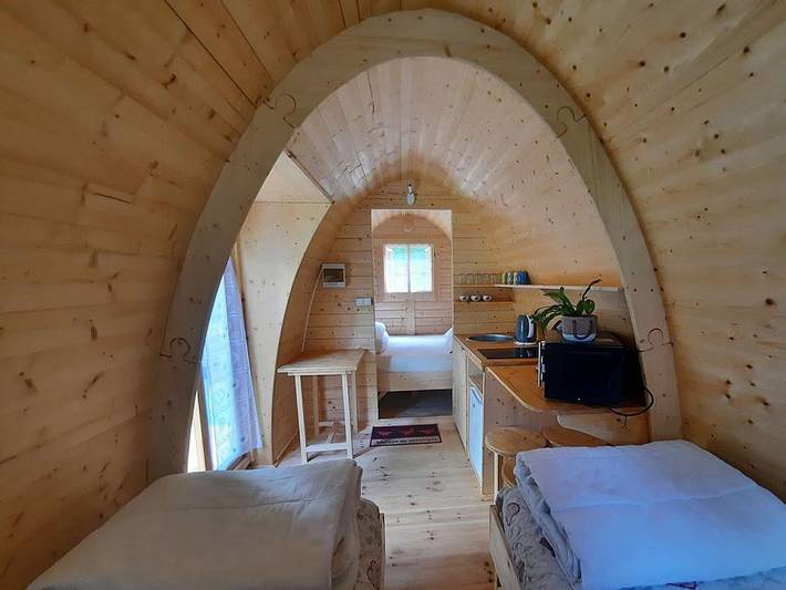 Camping Les Tilleuls - Tiny house 4 personnes - Cabane Perce Neige in Gèdre, Parc national des Pyrénées