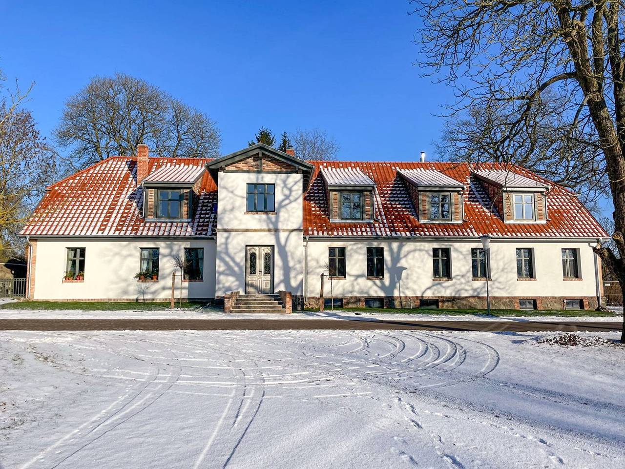 Ganze Ferienwohnung, Gutshaus Schlepkow - Ferienwohnung in Hetzdorf, Uckerland