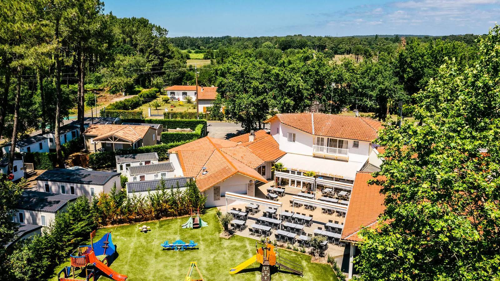 Mobil Home Aqua 4 estancias 6 personas Terrace Semi-Covered in Messanges, Côte d’Argent