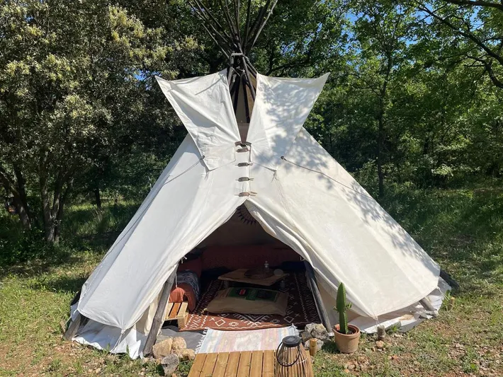 Camping para 3 personas, con vistas y jardín - 1