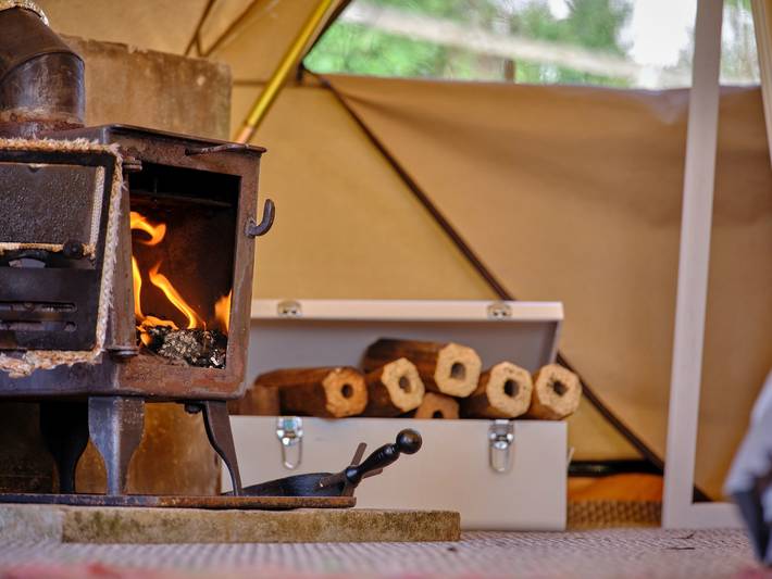 Glamping for 2 people, with pets in Exmoor