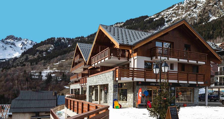 Location de vacances pour 8 personnes, avec balcon à Vaujany