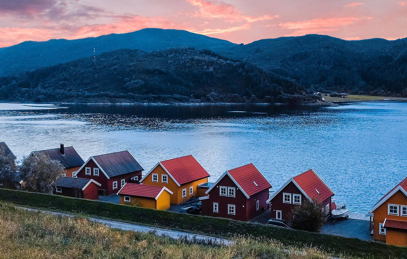 Ferienhaus für 4 Personen mit Terrasse in Gursken, Sande (Norwegen)