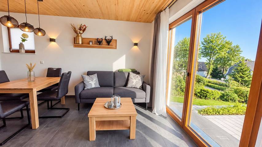 Ferienhaus für 4 Personen, mit Terrasse und Garten sowie Sauna und Ausblick in Neuastenberg - 3