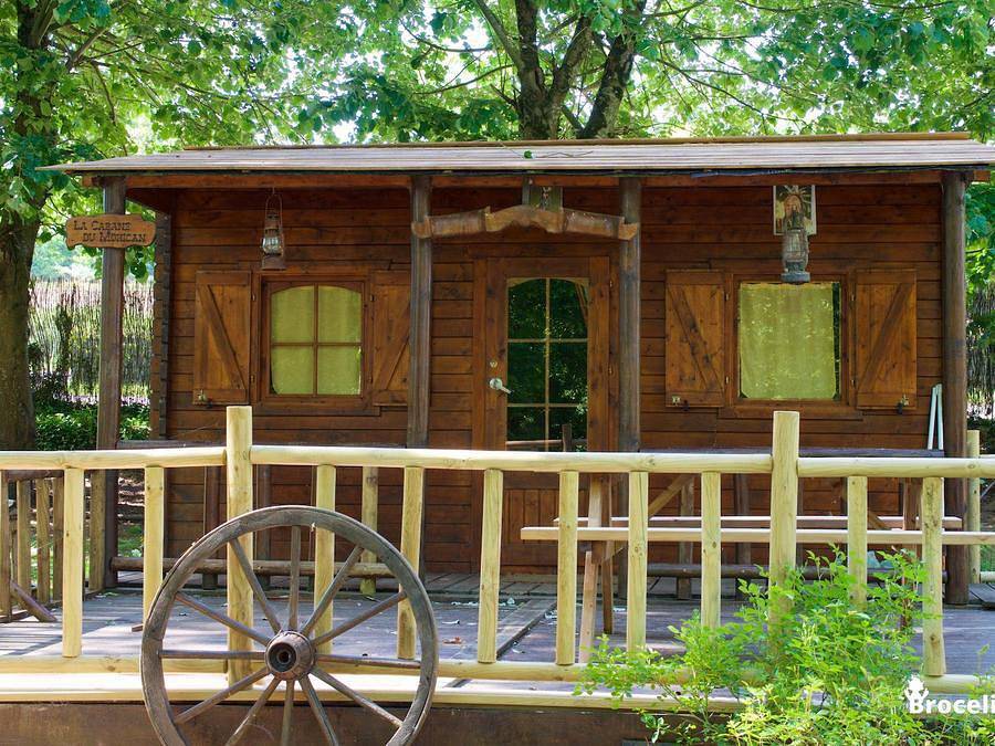 Camping L'etang D'aleth - Bungalow 4 personas - Familia Cabane Trappeurs in Saint-Malo-de-Beignon, Región de Vannes