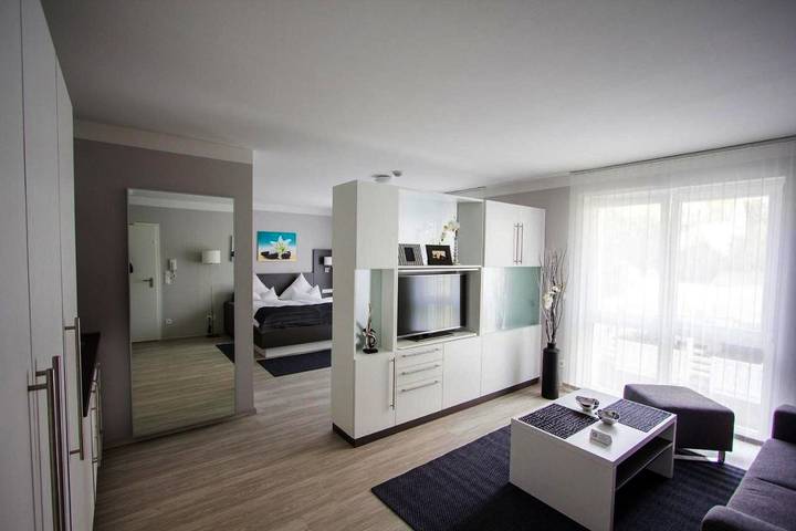 Apartmenthotel für 4 Personen, mit Terrasse und Ausblick in Hoyerswerda