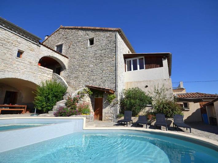 Maison de vacances pour 5 personnes, avec Terrasse ainsi que Jardin et Piscine