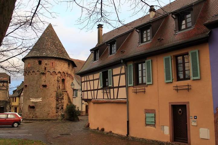 Location de vacances pour 4 personnes, avec jardin à Ammerschwihr