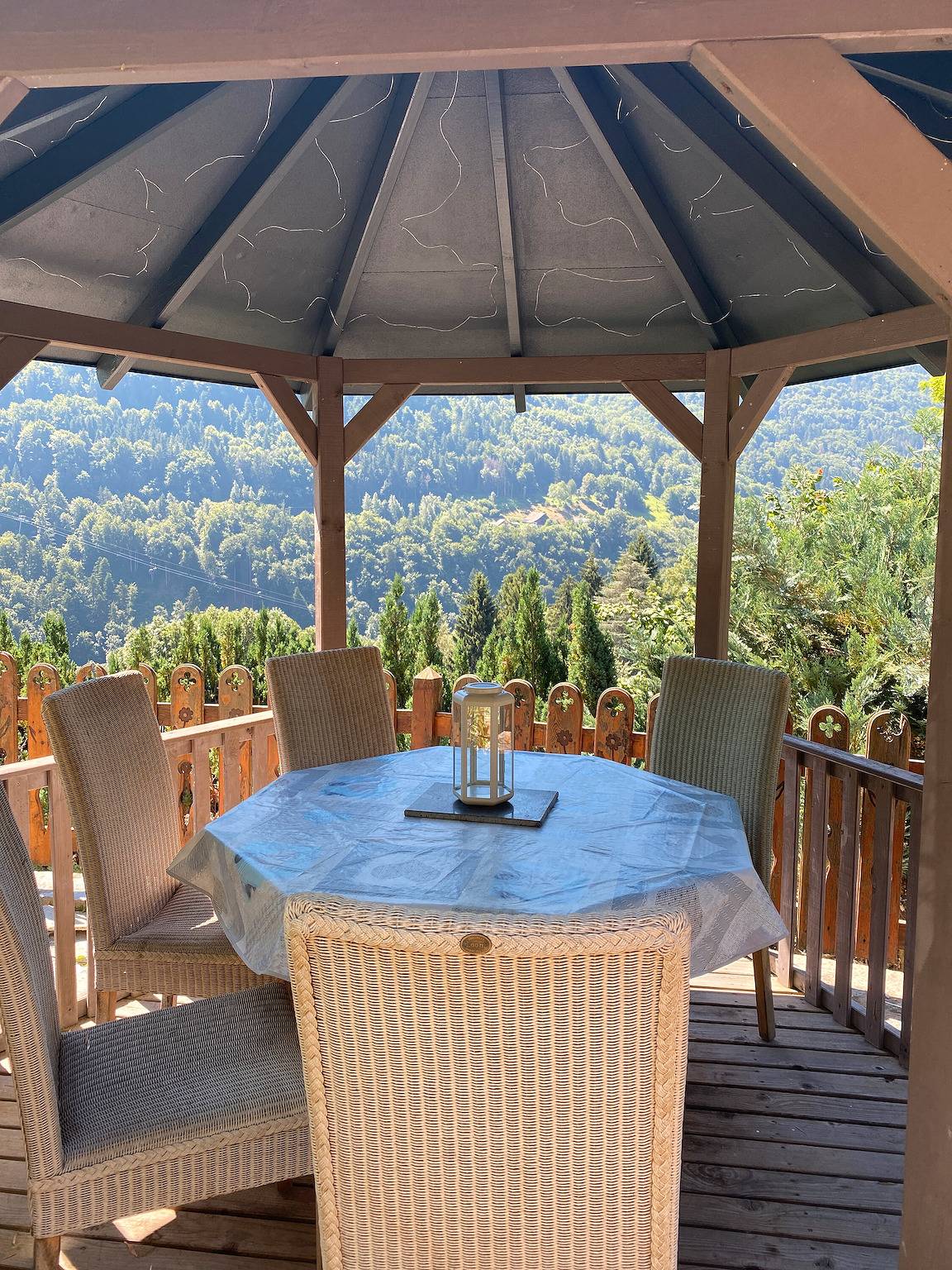Ganze Wohnung, Apartment 'Chalet Des Heureux' mit Seeblick, privater Terrasse und Wlan in Allemond, Nationalpark Écrins