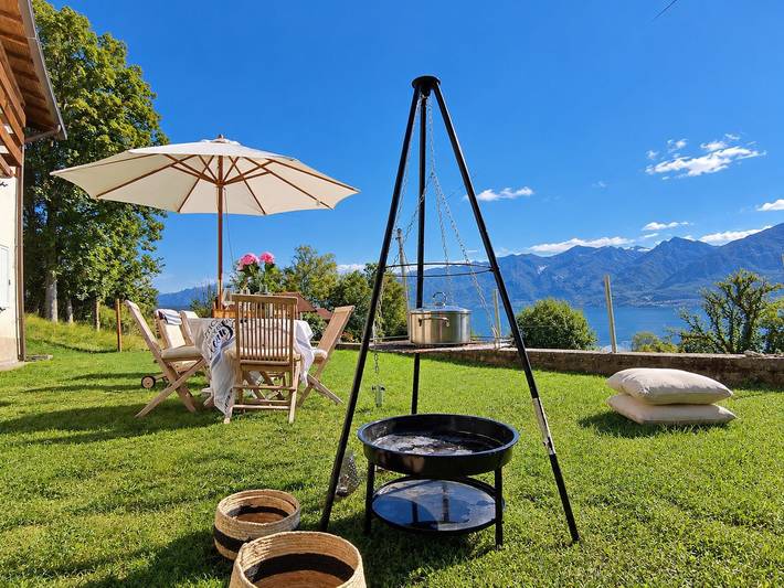Bergoase Ferienhaus Argentina mit Seeblick in Stazzona und Umgebung, Comer See