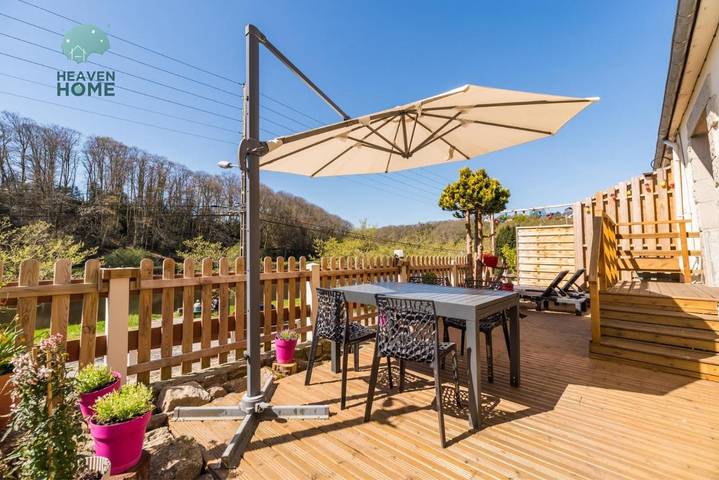 Maison d’hôte pour 4 personnes, avec terrasse et vue