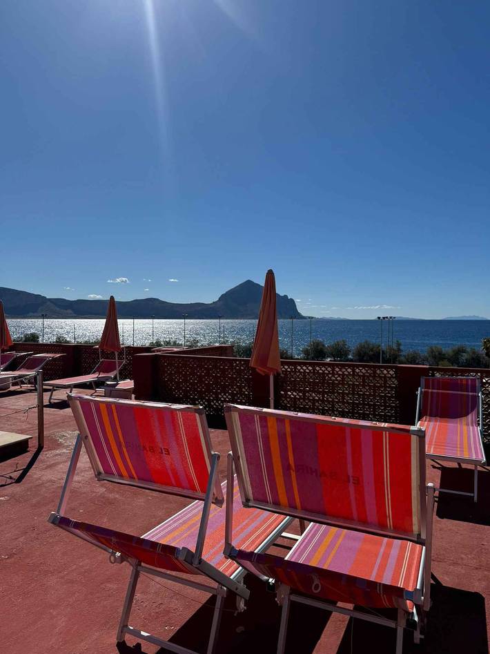 Casa mobile con aria condizionata, terrazza e piscina in Macari e dintorni, San Vito Lo Capo
