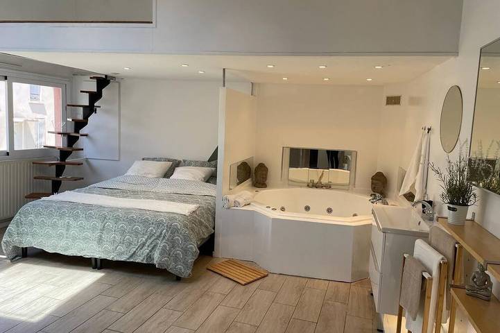 Maison de vacances pour 4 personnes, avec Jacuzzi