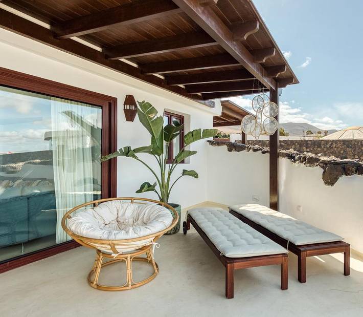 Chalet para 5 personas, con jardín y vistas, Se admiten mascotas en Lanzarote - 3