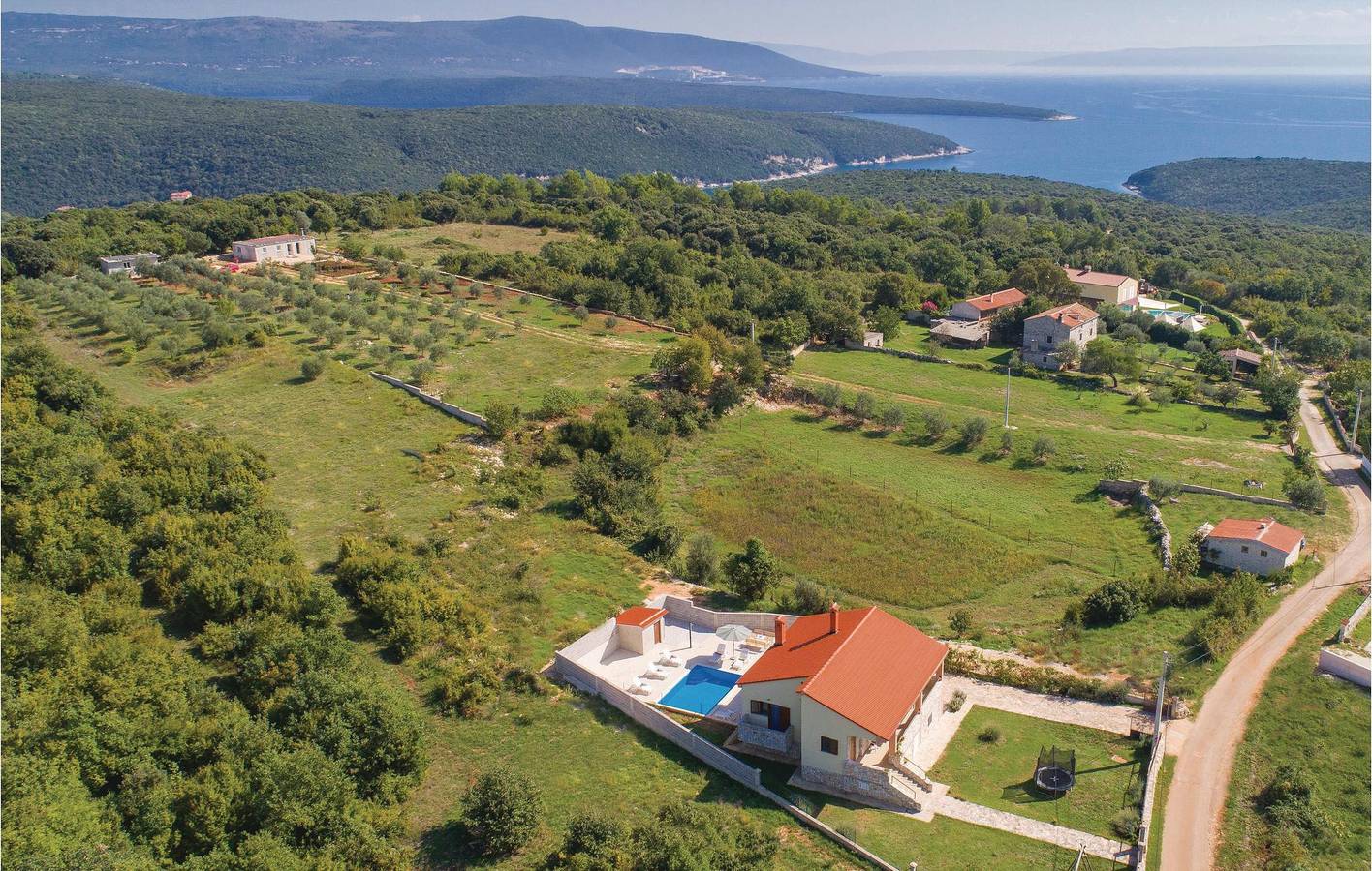 Ferienhaus für 6 Personen mit Terrasse in Peruski, Südküste Istrien