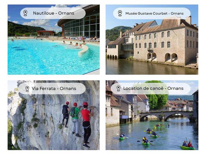 Location de vacances pour 11 personnes, avec Balcon et Jacuzzi ainsi que Terrasse et Jardin à Ornans - 3