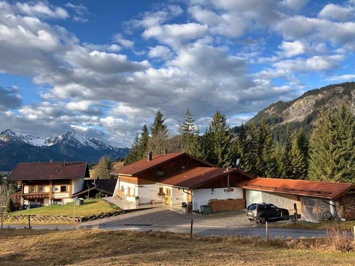 Ferienwohnung für 2 Personen, mit Ausblick und Balkon, kinderfreundlich in Grän - 3