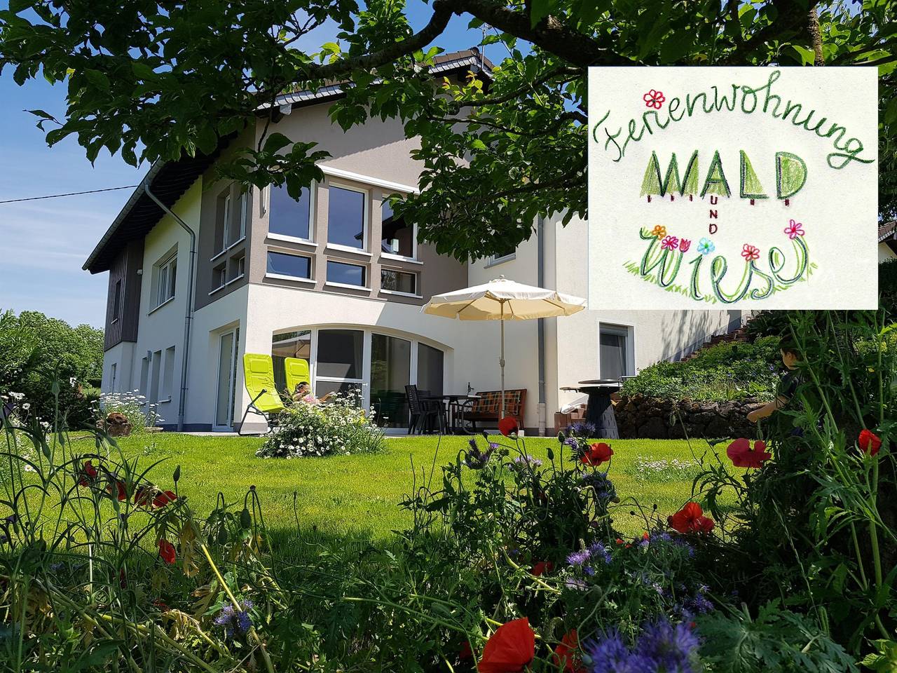 Ganze Ferienwohnung, 2-Bett-Ferienw. Wald und Wiese Du/Wc, Nichtraucher in Gerolstein, Vulkaneifel