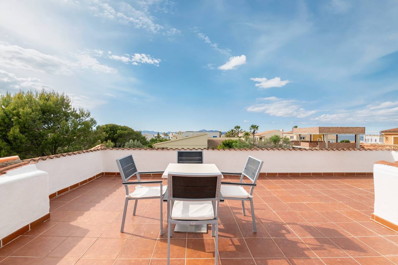 Villa „Mimosa“ mit Meerblick, Wlan und Klimaanlage in Colònia de Sant Pere, Artà