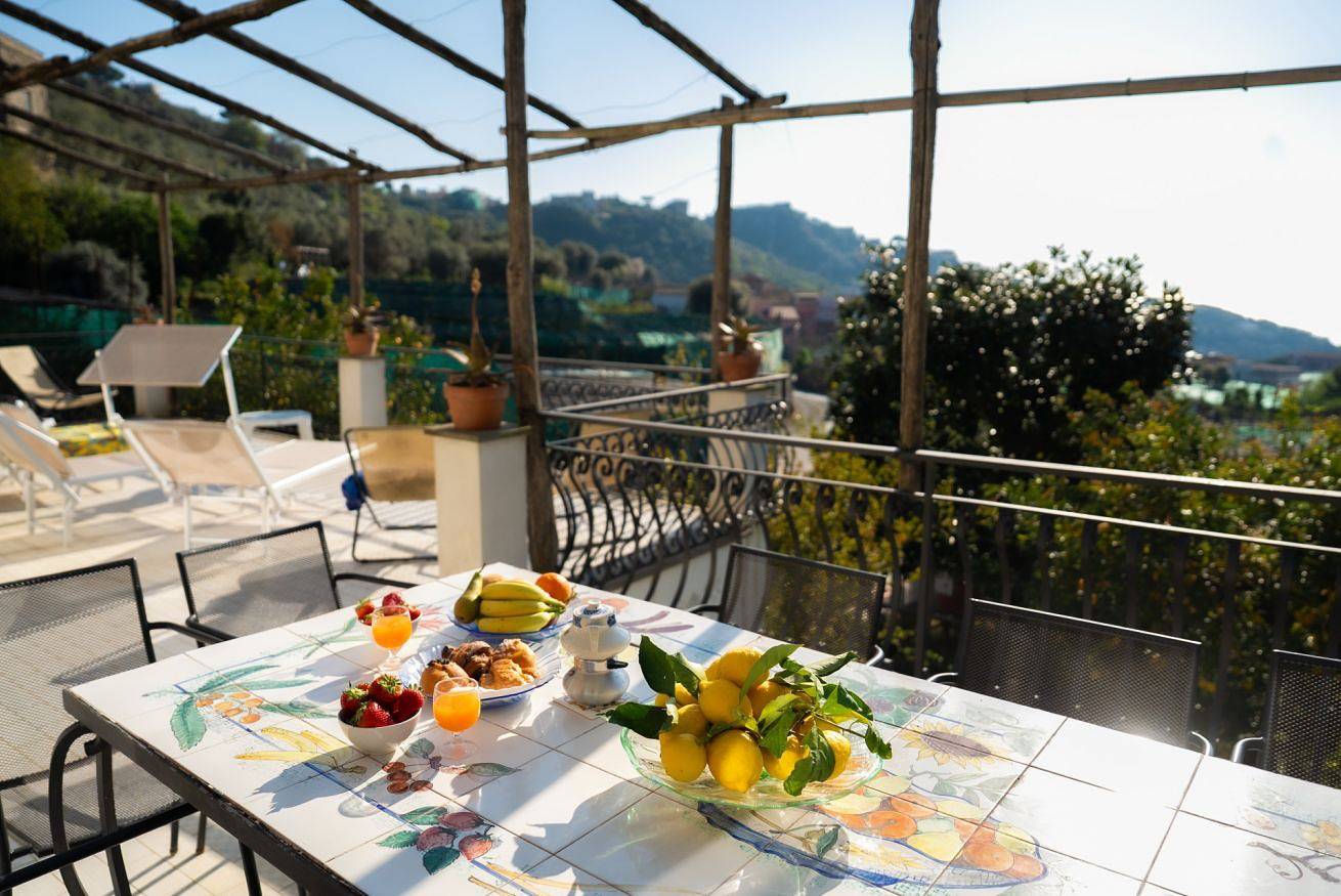 Villa für 9 Personen mit Meerblick in Massa Lubrense, Neapel Provinz