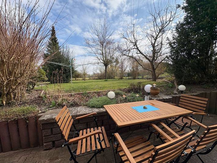 Ferienwohnung für 3 Personen, mit Terrasse und Garten sowie Ausblick in Bad Doberan