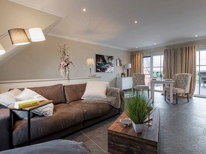 Ferienwohnung für 3 Personen, mit Balkon und Sauna sowie Garten in Rambin - 3