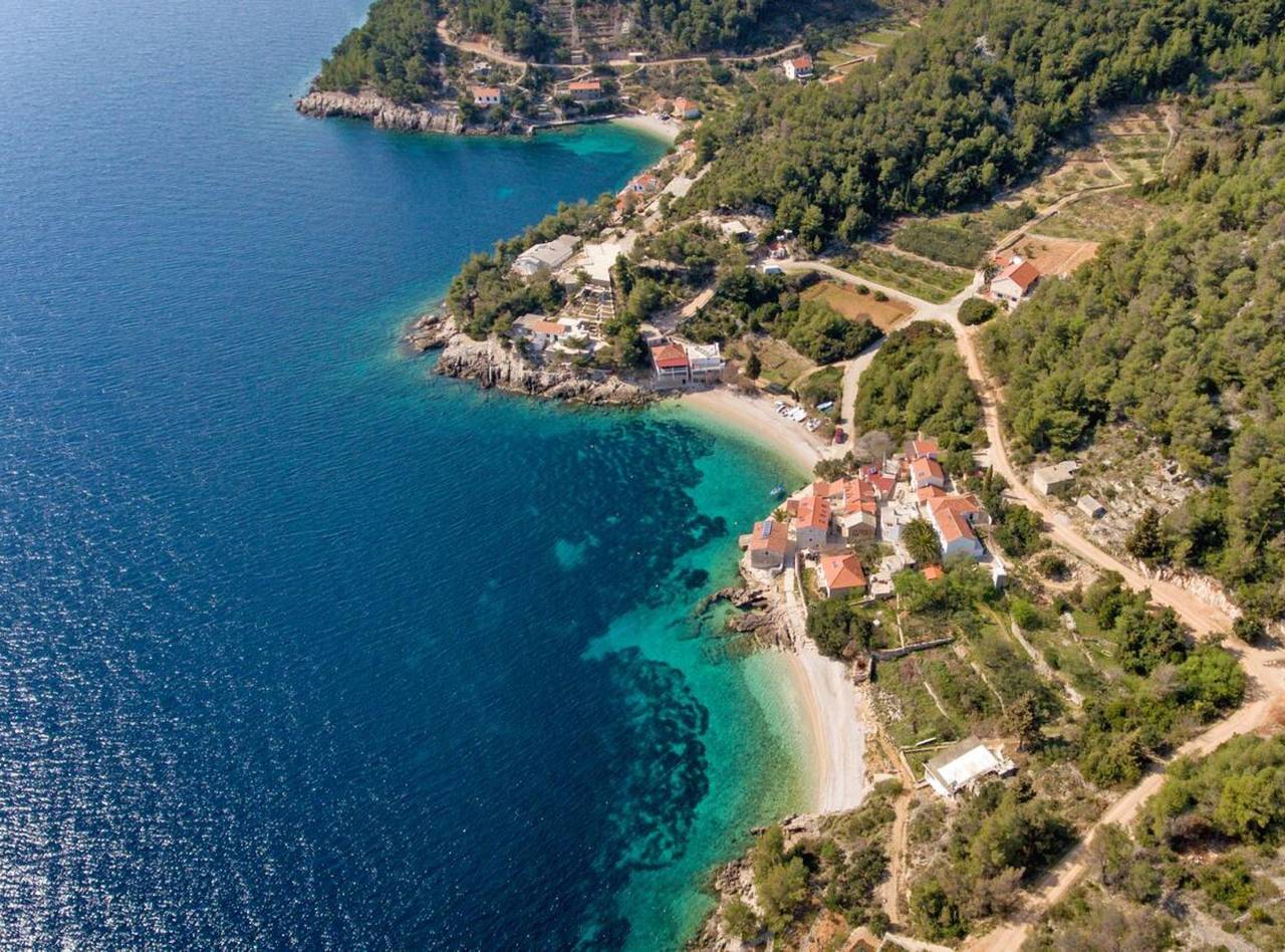 Casa vacanza per 8 persone con vista oceano in Gdinj, Isola di Lesina