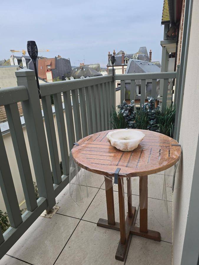 Gîte pour 2 personnes, avec balcon et vue dans Hippodrome de Deauville La Touques - 4