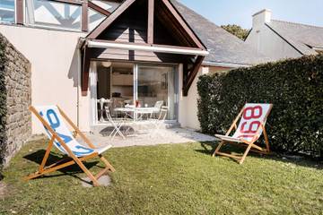 Gîte pour 4 personnes, avec terrasse dans Plage Ty Bihan