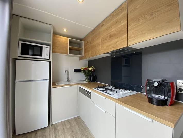 Camping für 4 Personen, mit Seeblick und Balkon/Terrasse sowie Terrasse in Südholland - 3