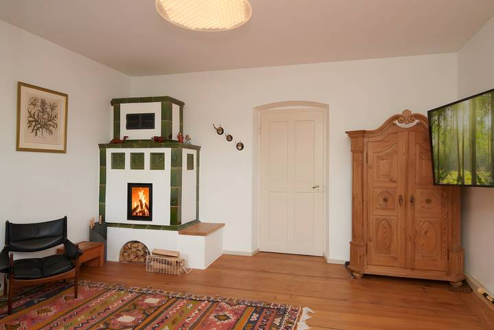 Ganze Wohnung, Apartment „Liendlhof – Tradition Alpenblick“ mit Bergblick, Balkon und Wlan in Prien, Prien am Chiemsee