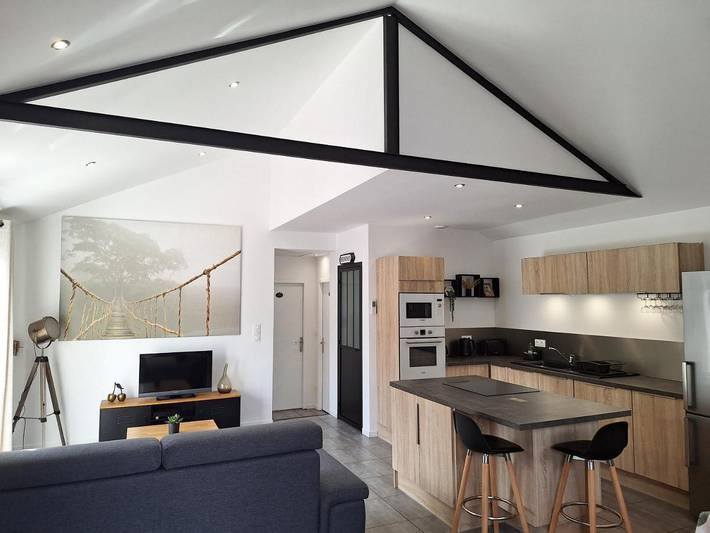 Location de vacances pour 4 personnes, avec Terrasse ainsi que Jardin et Vue à Thouaré-sur-Loire